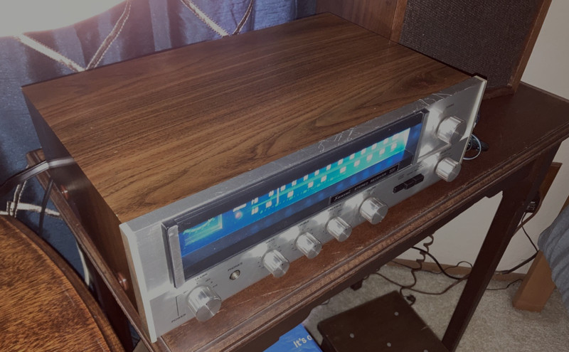 Vintage Sansui 331 Stereo Receiver w new LED lamps, TESTED, WORKS gallery
