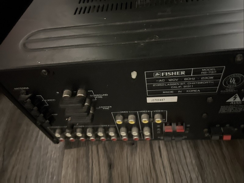 Vintage Fisher Studio RS 737 230 Watt Receiver Stereo Amplifier gallery
