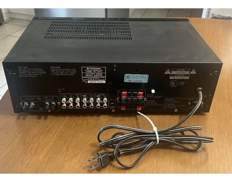 Vintage Am/Fm Stereo Receiver 5 Band EQ& Phono 50W/CH Pioneer SX-251R Parts only gallery
