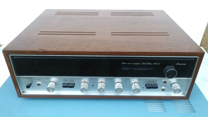 SANSUI 5000A STEREO VINTAGE RECEIVER TAPE PLAYER parts Parting Out , d3t