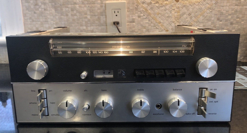 Clairtone T 114 Stereo AM/FM Stereo Receiver Manual Perfect Working Condition