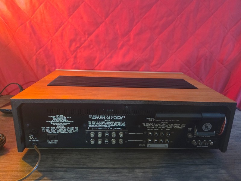 Realistic STA 84 AM/FM Stereo Receiver - Silver Face - Clean! Working! gallery