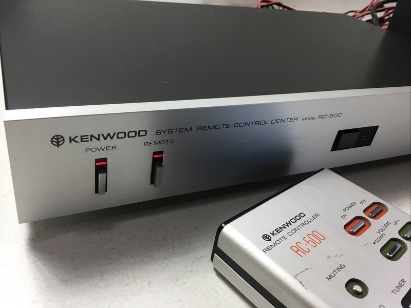 Vintage Kenwood RC 500 Remote Control Center Controller Silver Face ( more List gallery