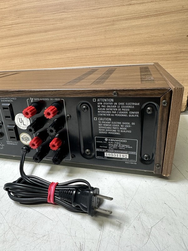 Kenwood KR-720 AM/FM STEREO RECEIVER (PLEASE READ) gallery