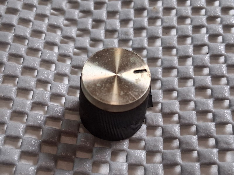 OEM 2-Piece Treble/Bass Knob; Part ONLY from a FISHER 200T/200-T Stereo Receiver gallery