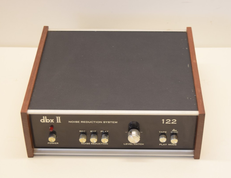 DBX MODEL DBXII 122 ORIGINAL 1970’s WORKS TESTED Silver Face Wood Case Vintage