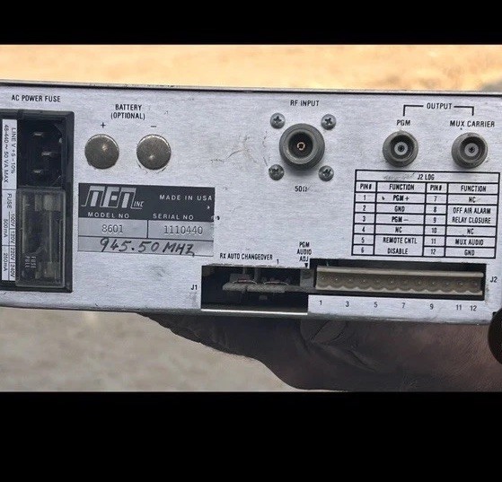 MFM Model 8601 sTL Receiver Broadcast Audio Link-Tested Powers On gallery