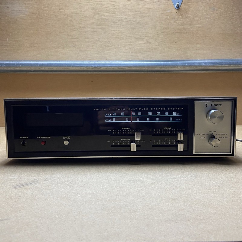 Empire AM/FM 8-Track Multiplex Stereo Receiver System Vintage Japan As-Is gallery