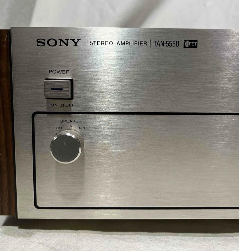 Rare Sony TAN-5550 VFET Stereo Power Amplifier Tested Good for Restoration gallery