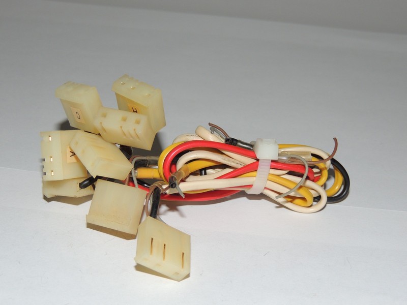 Sansui QRX-9001 QRX-8001 3 Pin Type E Connector & Wire (8 Total.) 2420650 gallery