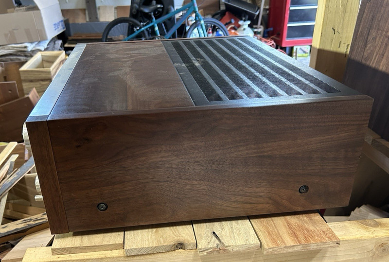 Pioneer SX-1050 Receiver Cabinet, Black Walnut Replica, Cabinet Only, Read gallery