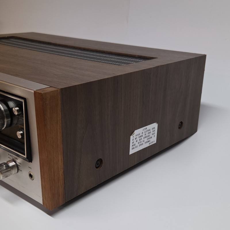 Pioneer SX-737 Vintage Stereo Receiver w/ Wood Case, Silver Face. gallery