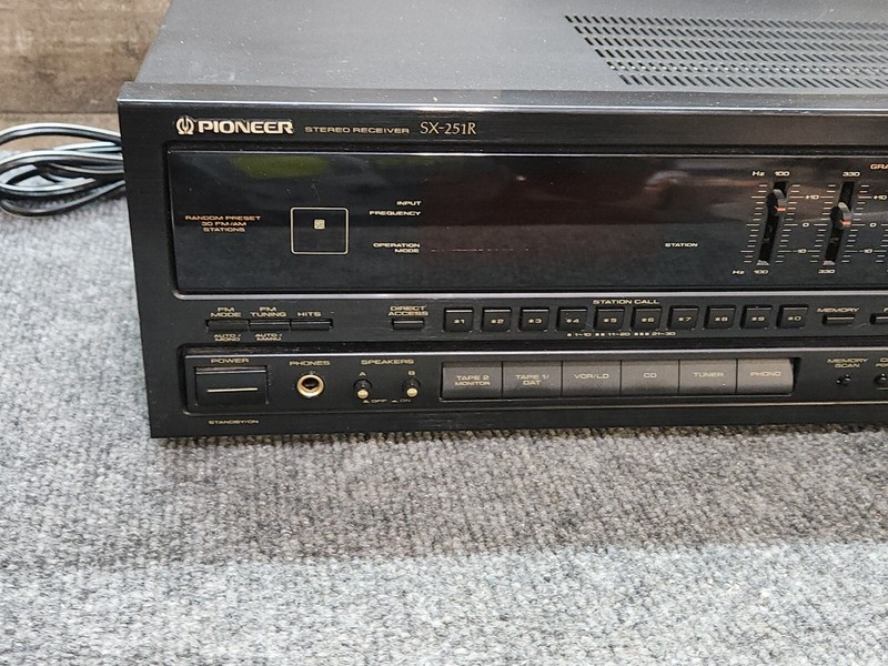 Vintage Pioneer SX-251R Stereo Receiver Audiophile Tested & Works gallery