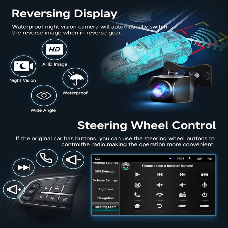 Phezen 7 Inch Touchscreen Car Stereo Fit For Ford F150 2004-2008 F250 2006-2014 gallery