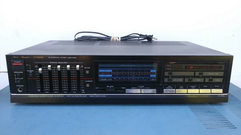 Parting Out Fisher CA-283 good working Integrated Stereo Amplifier parts , g323
