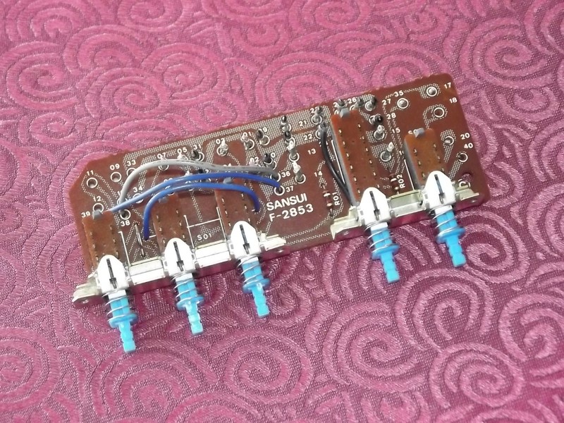 Sansui G-7700 Stereo Receiver Switch Board Part # F-2853 Original
