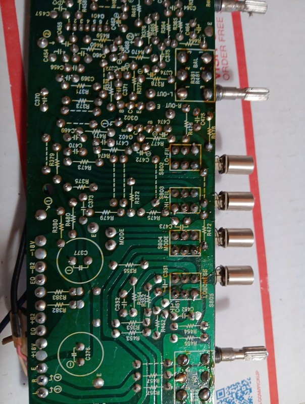 Onkyo TX-4500 mkll Power Tone Board Complete Ncaf-479 gallery