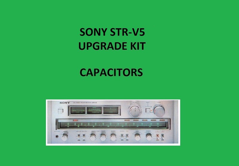 Stereo Receiver SONY STR-V5 Repair KIT – all capacitors