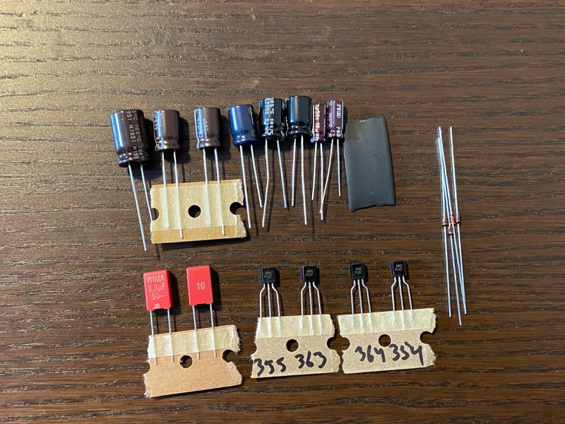 Marantz 2220B Amp Rebuild Kit P700 Board Receiver Recap & Small Transistor Kit