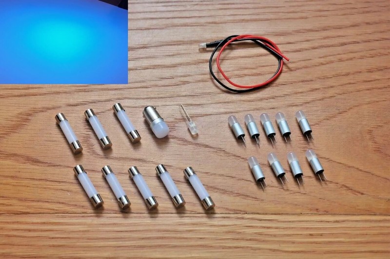 Marantz 2270 TITANIUM upgrade bulbs lights LED lamps FULL Set kit BLUE