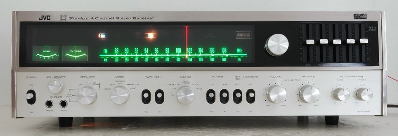 JVC 4VR-5446 FM-AM 4 Channel Stereo Receiver For Repair/Parts gallery