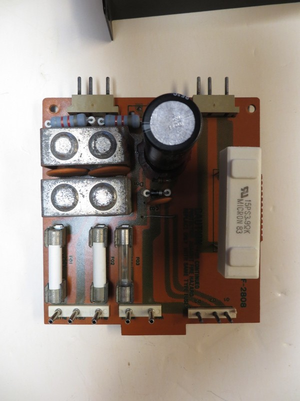 SANSUI G9000/G901 STEREO RECEIVER POWER SUPPLY (L) CIRCUIT BOARD PART # F-2808