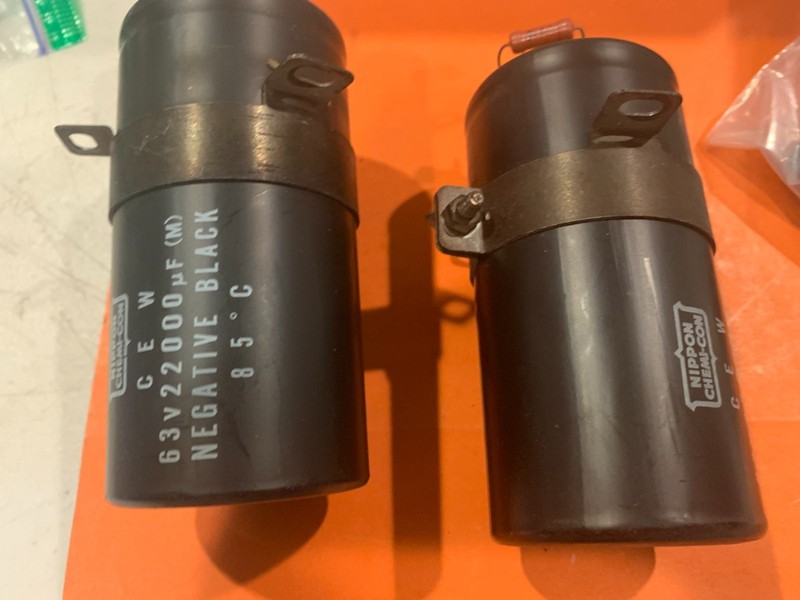 Pioneer SX-950 Stereo Receiver Parting Out - Pair of Filter Capacitors gallery
