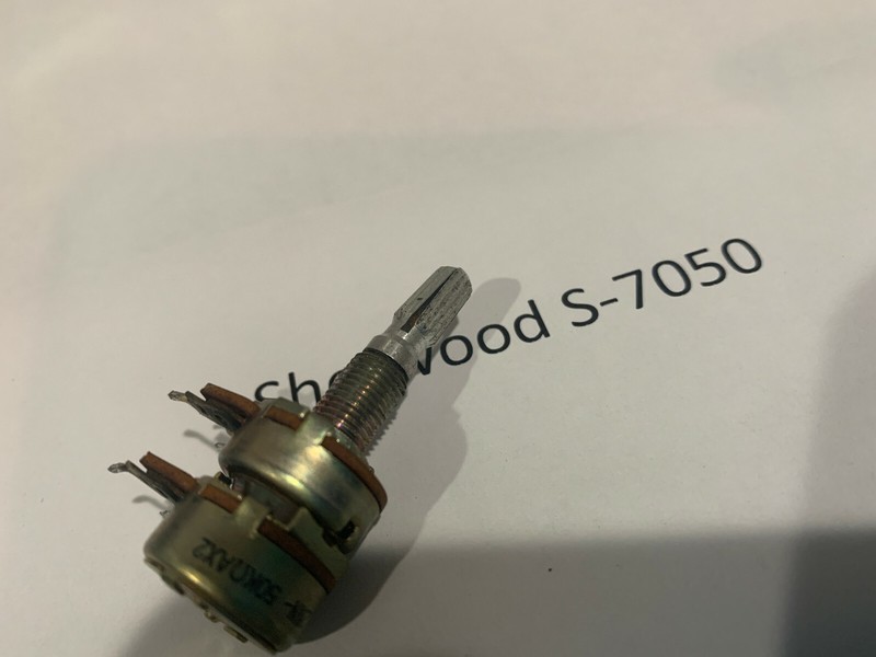 Sherwood S-7050 Vintage Stereo Receiver Parting Out Bass Potentiometer gallery