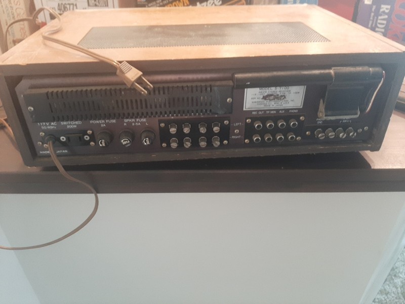 Vintage 1970s Sherwood S-7100 AM/FM Stereo Receiver - PWR TESTED ONLY gallery