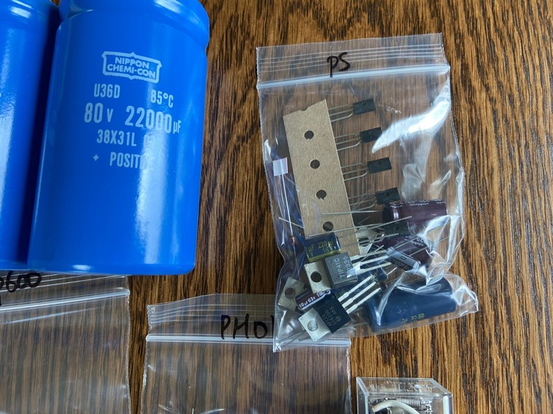 Marantz 2325 COMPLETE Rebuild Kit Recap Set with Transistors Relay Main Caps gallery
