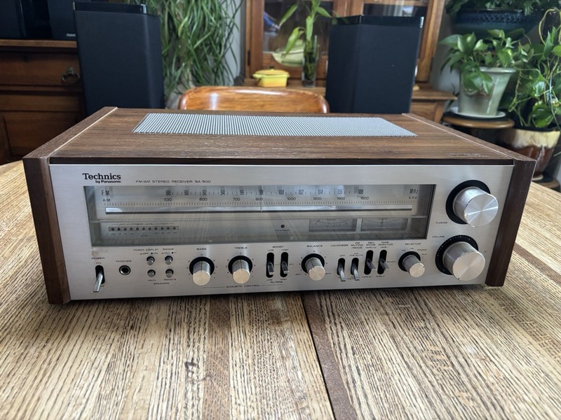 Technics SA-500 AM/FM Stereo Receiver Panasonic Vintage Parts / Repair