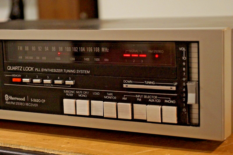 Sherwood S-2620 CP Receiver Time Capsule Clean,Working 100%.READ. gallery
