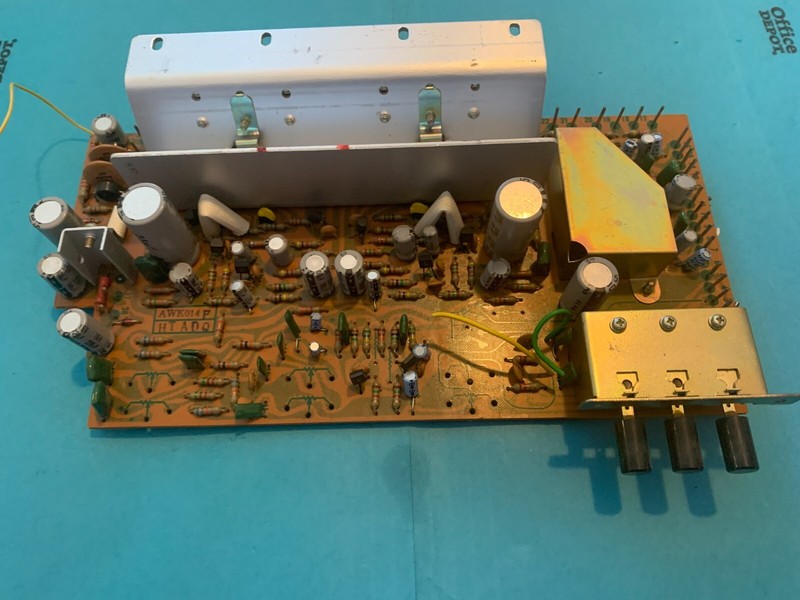 Pioneer SX-424 Stereo Receiver Parting Out – Main Amp Board w/ Switches