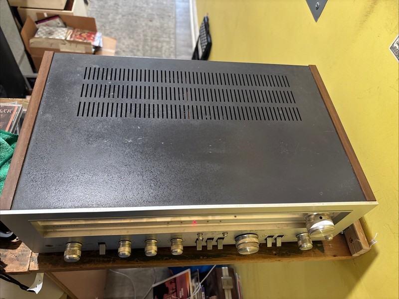 LAFAYETTE VINTAGE LR-5555A 55 WATT 8 OHM AM FM STEREO RECEIVER AMPLIFIER gallery