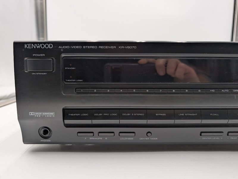 KENWOOD KR-V6070 Audio-Video Stereo Receiver READ BELOW gallery