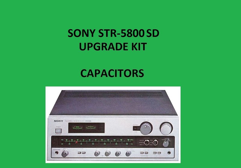 SONY STR-5800SD Stereo Receiver Repair KIT – all capacitors