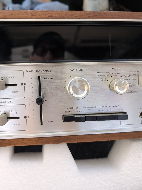 sansui receiver Vintage QRX 6500 For Parts Or Repair Please Read. gallery