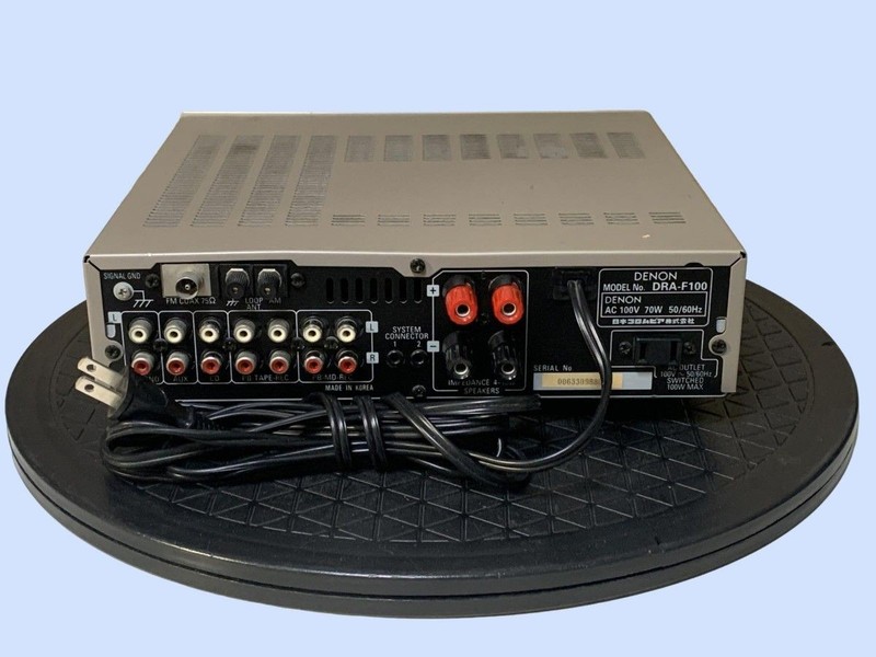 Denon DRA-F100 AM FM Stereo Receiver Personal Component System Used gallery