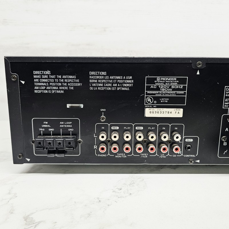 Pioneer SX-255R AM/FM Stereo Receiver Phono Amplifier Doesn’t Power On Repair gallery
