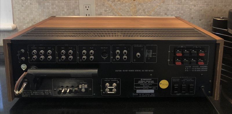 Pioneer SX-850 Stereo AM/FM Stereo Receiver Open Box Perfect Working Condition gallery