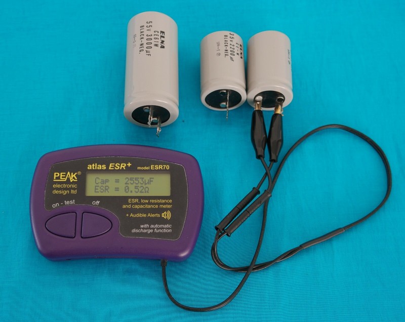 Marantz 2215 FM/AM Receiver Parts : 3 ELNA 2200/3000 uF Filter Capacitors gallery
