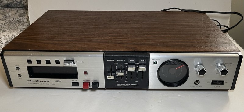 Unisonic The President 8 Track Stereo Player Model # 9090 Tested gallery