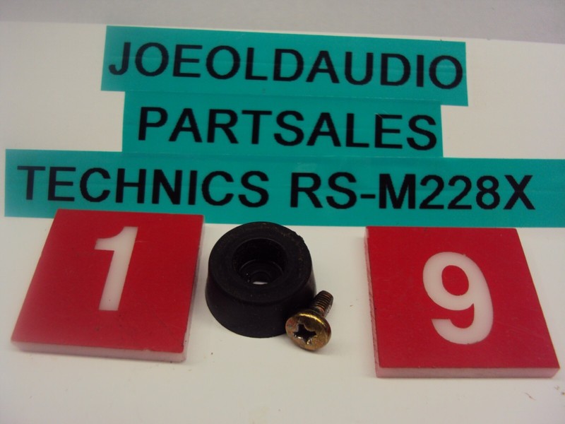 Technics RS-M228X Cassette Deck Foot & Mounting Screw. Parting Out RS-M228X