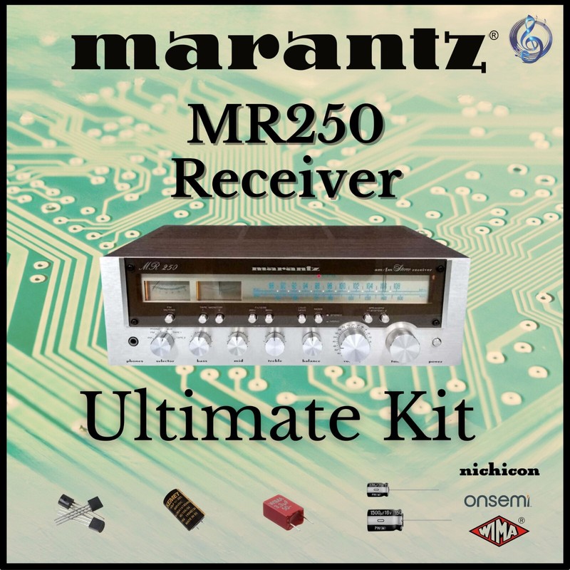 Marantz MR250 Receiver Ultimate Upgrade Kit Genuine Parts Restoration