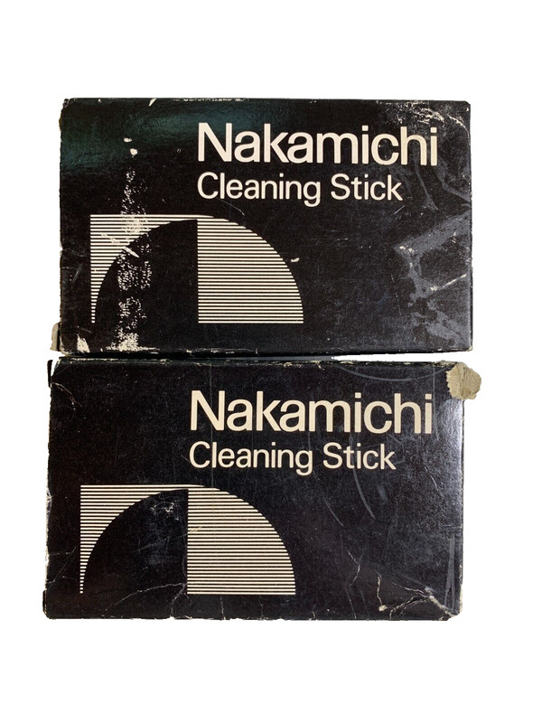 RARE Pair 2 Vintage Nakamichi Cleaning Stick Sticks Kit Set MADE in JAPAN