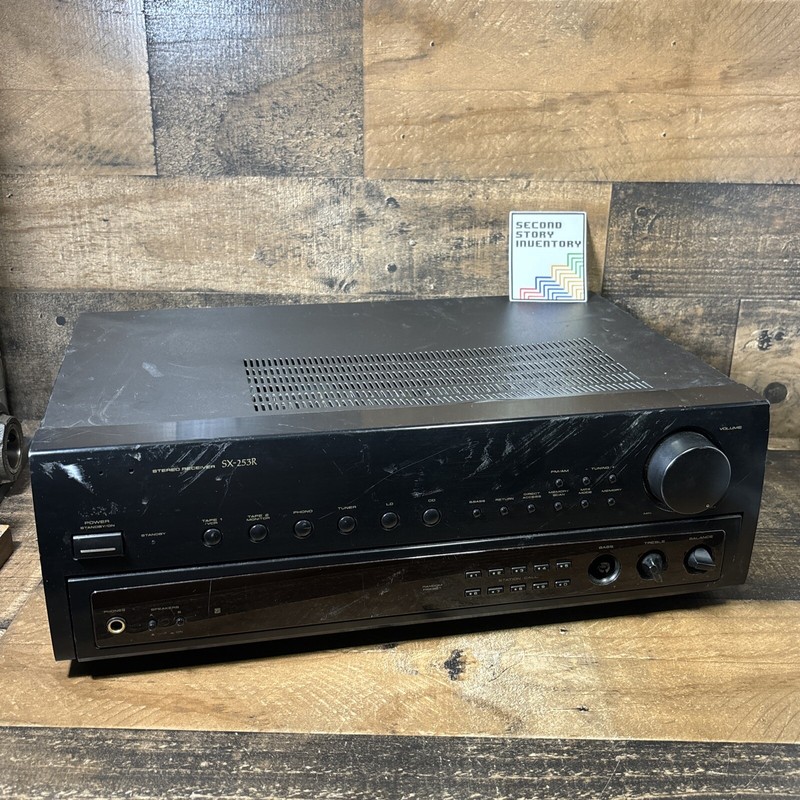 PIONEER SX-253R STEREO RECEIVER NO REMOTE UNTESTED AS IS FOR PARTS REPAIR
