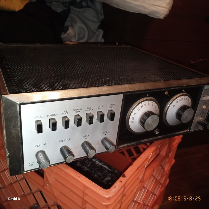 MX Stereo Receiver Vintage AM/FM Stereo Receiver KLH model 27 from the 60s