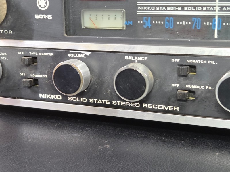 Vintage NIKKO 501-S AM/FM STEREO RECEIVER - Untested gallery