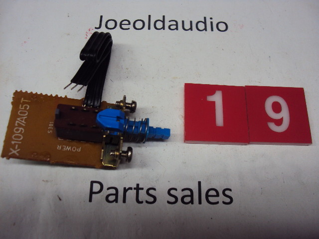 Marantz SR-3300 ON/OFF Switch Board. X-1097A057. Tested. Parting Out SR-3300.