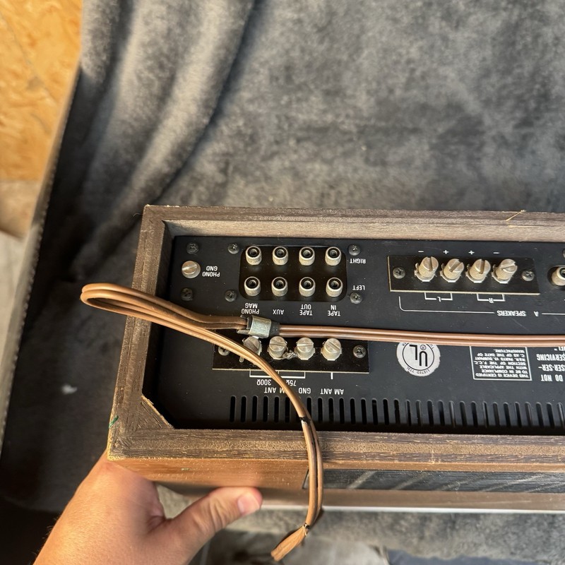 Vintage 1974 Realistic RadioShack STA-80AM/FM Stereo Receiver- Walnut Case gallery